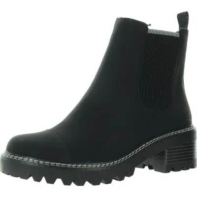 Jbu By Jambu B4re01 Womens Water Resistant Faux Fur Motorcycle Boots In Black
