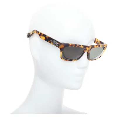 Chrome Hearts Sluss Bussin Dagger Sword Amber Sunglasses In Brown