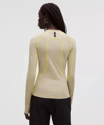 Lululemon Jacquard Tight-fit Long-sleeve Shirt Slnsh Collection