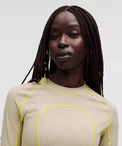 Lululemon Jacquard Tight-fit Long-sleeve Shirt Slnsh Collection