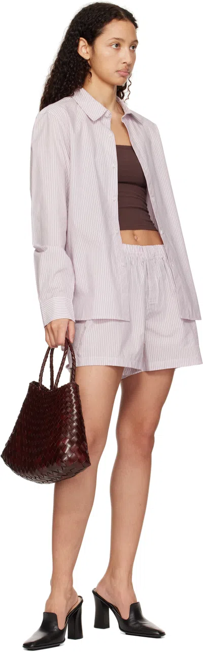 Dragon Diffusion Womens Dark Brown Santa Croce Woven-leather Top-handle Basket Bag In Burgundy