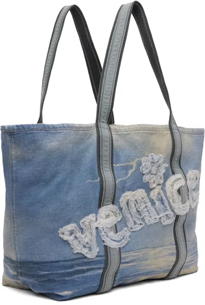 Erl Storm Venice Tote In 1 Storm Print