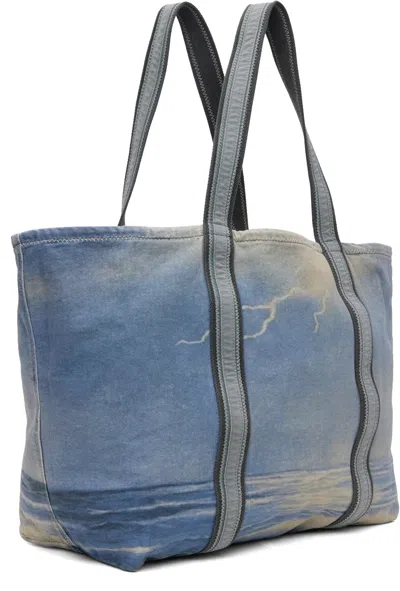 Erl Storm Venice Tote In 1 Storm Print