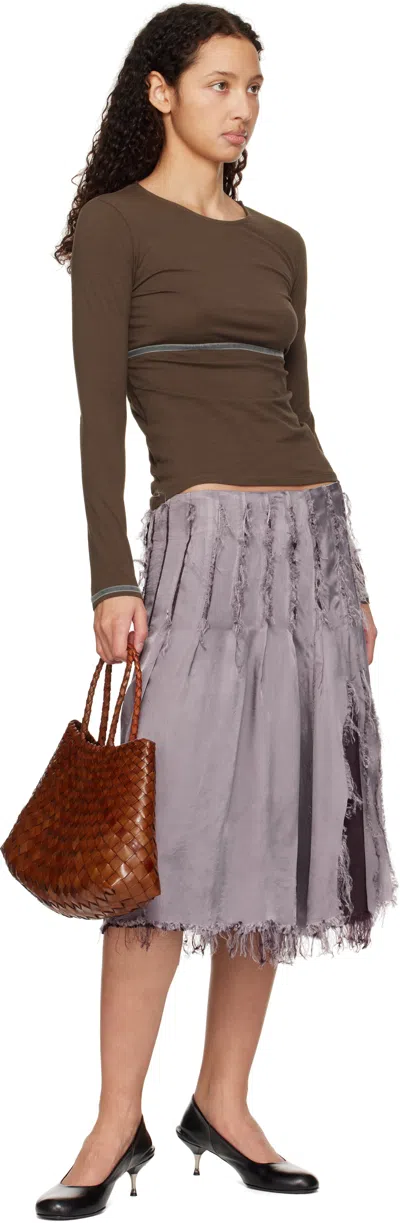 Dragon Diffusion Tan Santa Croce Small Tote In Brown