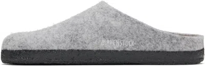 Birkenstock Zermatt Standard Wool Felt Unisex Clogs In Gray