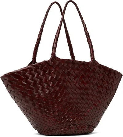 Dragon Diffusion Burgundy Egola Tote In Bordo
