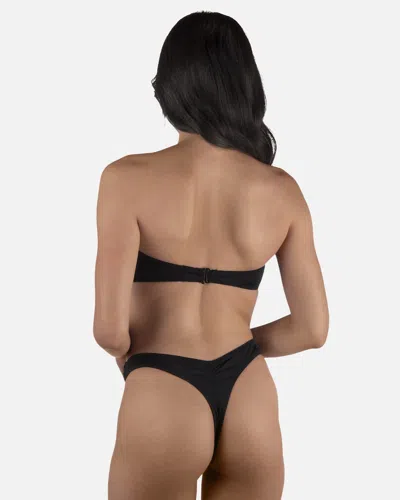 Inmocean Women's Solid Tanga Bottom In Black
