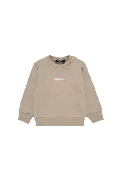 Dsquared2 Cotton Sweatshirt In Grey
