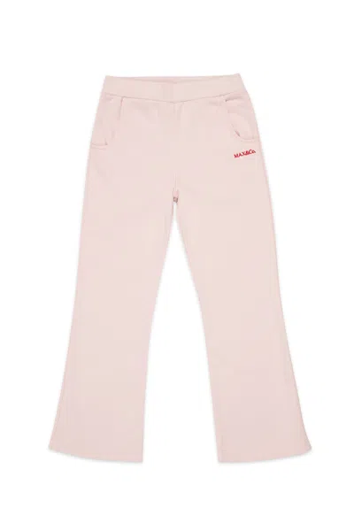 Max & Co Fleece Bootcut Pants In Pink