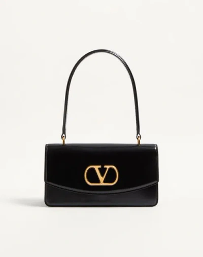 Valentino Vain Bag With Handle In Leather In Black