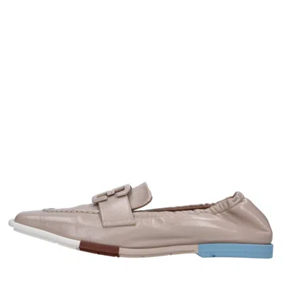 Fabi Flat Shoes Beige In Beige Chari