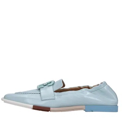 Fabi Flat Shoes Clear Blue In Azzurro Blu E Verdi