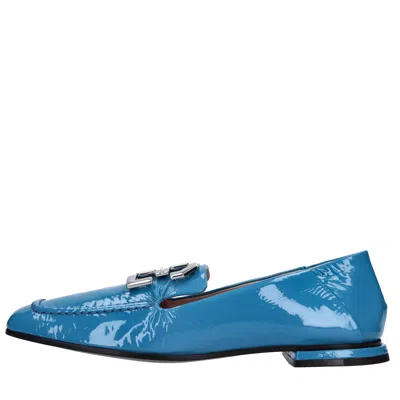Fabi Flat Shoes Blue In Blu Blu E Verdi