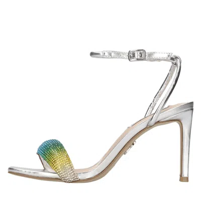 Steve Madden Sandals Silver In Argento Metallici E Grigi