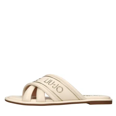 Liu •jo Liu Jo Sandals Cream In Panna Pastello