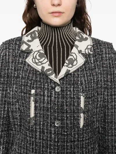 Pre-owned Chanel 2006 Single Breasted Jacket In Black
