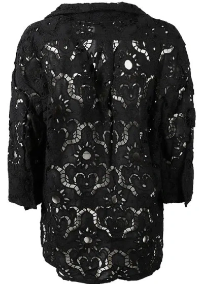 Farm Rio Pure Cotton Comfortable Shirt In Black