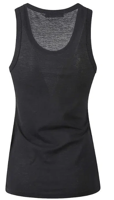 Jil Sander Cotton Top With Front Logo Print In Multicolor