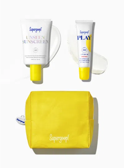 Supergoop On The Go Spf Set Sunscreen !
