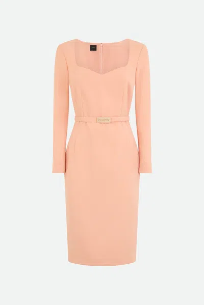 Pinko Abito Midi Rosa Cipria