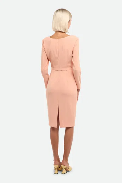 Pinko Abito Midi Rosa Cipria