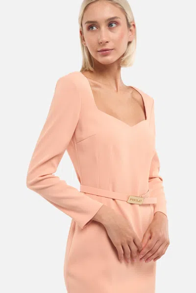 Pinko Abito Midi Rosa Cipria