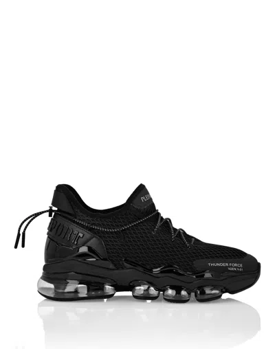 Plein Sport Thunder Force Genx 01 Runner Edition Sneakers In Black