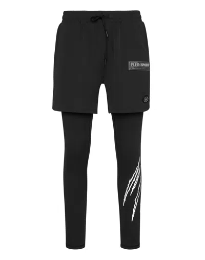 Plein Sport Nylon Running Trousers In Black
