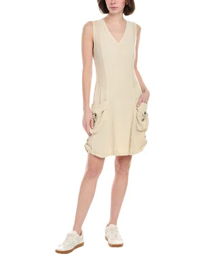 Xcvi Wearables By  Twill Penta Dress In Beige
