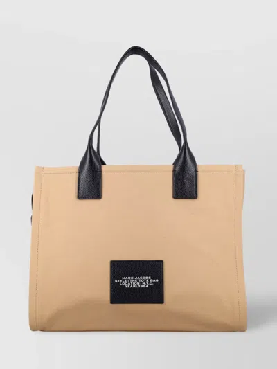 Marc Jacobs Buckle Detail Tote Bag With Dual Pockets In Neutrals