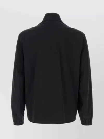 Moncler Black Stretch Nylon Frene Windbreaker