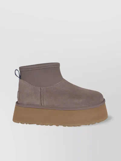 Ugg Mini Dipper Suede Ankle Boots Smoke Plume