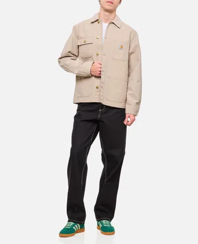 Carhartt Veste Garrison Tonic Stone Dyed In Beige