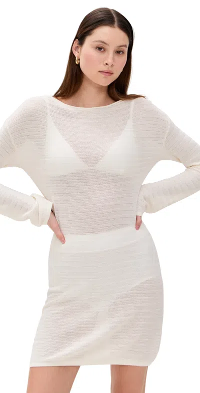 Solid & Striped The Nicki Dress Brule In Brule