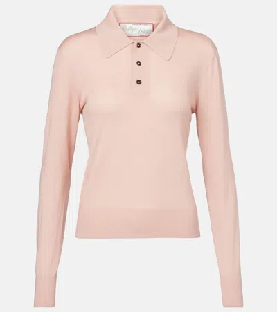 Bottega Veneta Women's Long Sleeve Polo Top In Multicolor