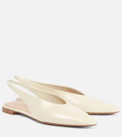 Bottega Veneta Ballerine Slingback Sofia In White