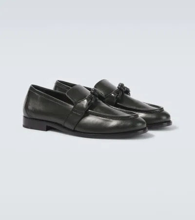 Bottega Veneta Men's Astaire Loafers In Black