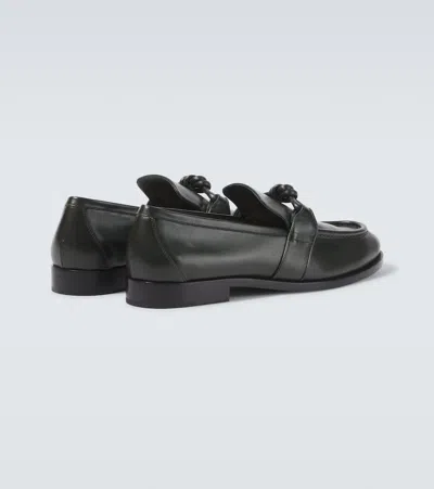 Bottega Veneta Men's Astaire Loafers In Black