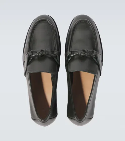 Bottega Veneta Men's Astaire Loafers In Black