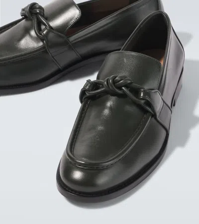 Bottega Veneta Men's Astaire Loafers In Black