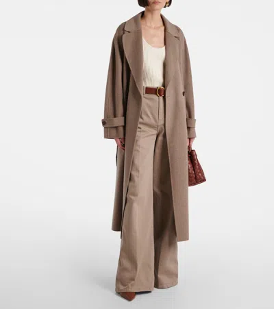 ABBEY阔腿牛仔裤