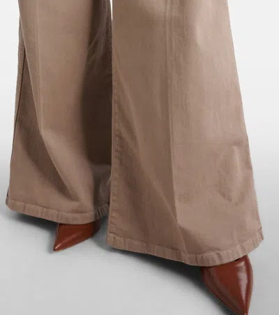 ABBEY阔腿牛仔裤