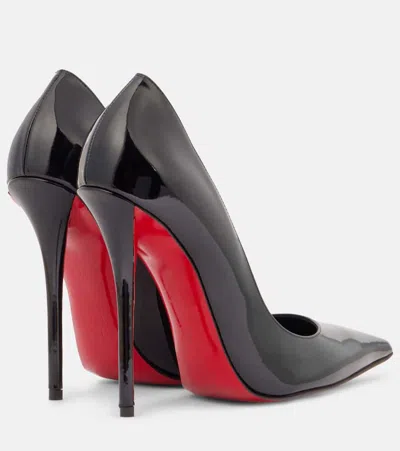 Christian Louboutin So Kate Patent Pointed-toe Red Sole Pump In Black
