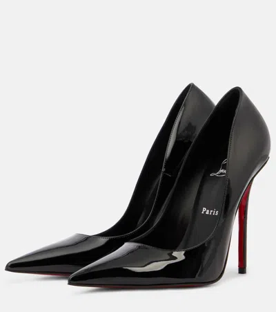 Christian Louboutin So Kate Patent Pointed-toe Red Sole Pump In Black