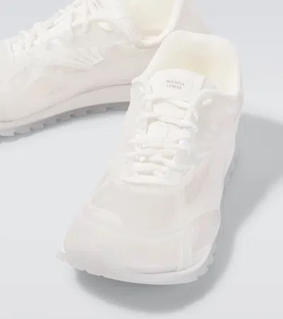 Bottega Veneta Men White Transparent Rubber Orbit Sneakers In Multi