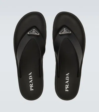Prada Flip-flops In Black