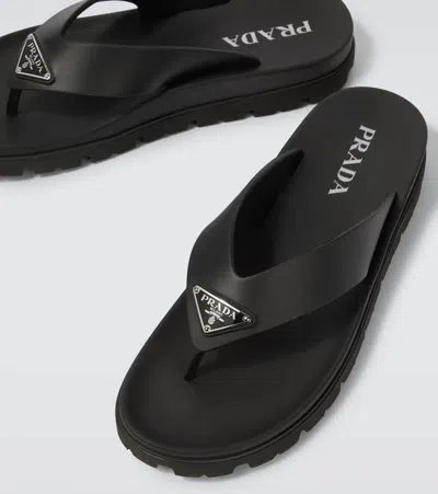 Prada Flip-flops In Black