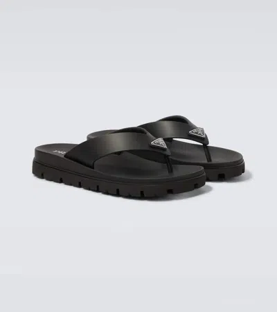 Prada Flip-flops In Black
