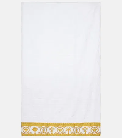 Versace Home Set Of 5 Cotton Terry Towels In Weiss