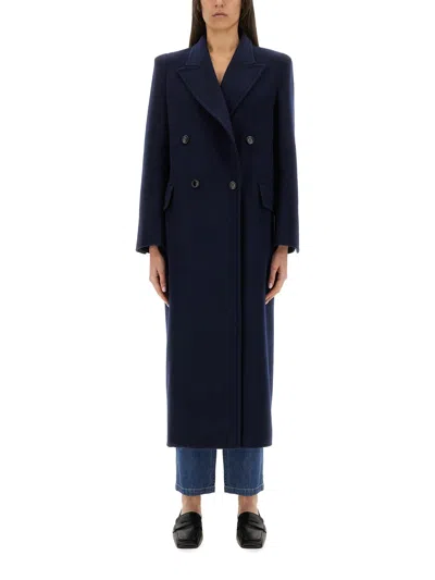 Max Mara Orma Double-breasted Wool And Cashmere Jacket In Blue